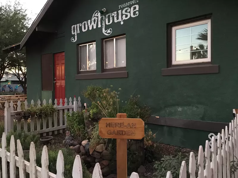 Image: Former home of Roosevelt Growhouse and GROWop Boutique on Sixth Street.