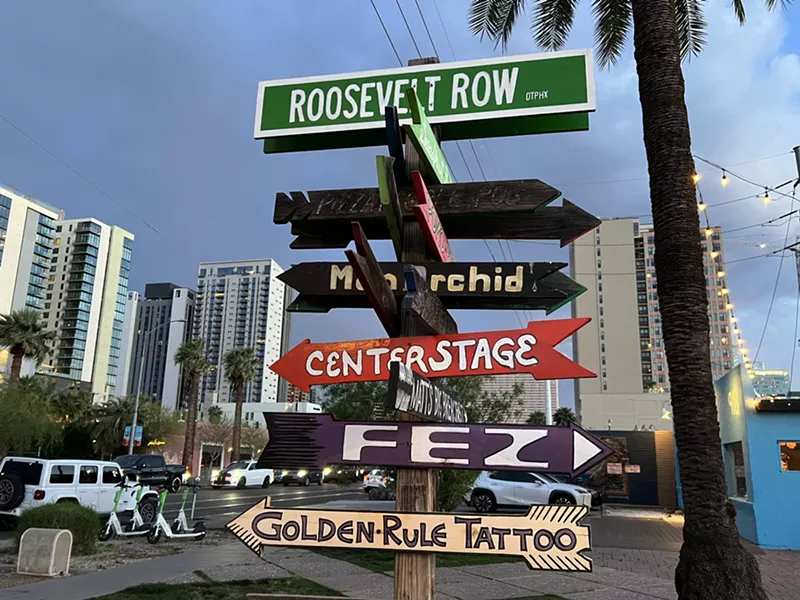 Image: Pointing the way to culture.
