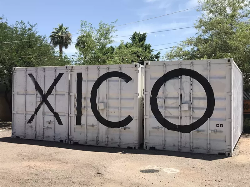 Image: These containers at 425 East Roosevelt Street are being moved to make way for a brewery.