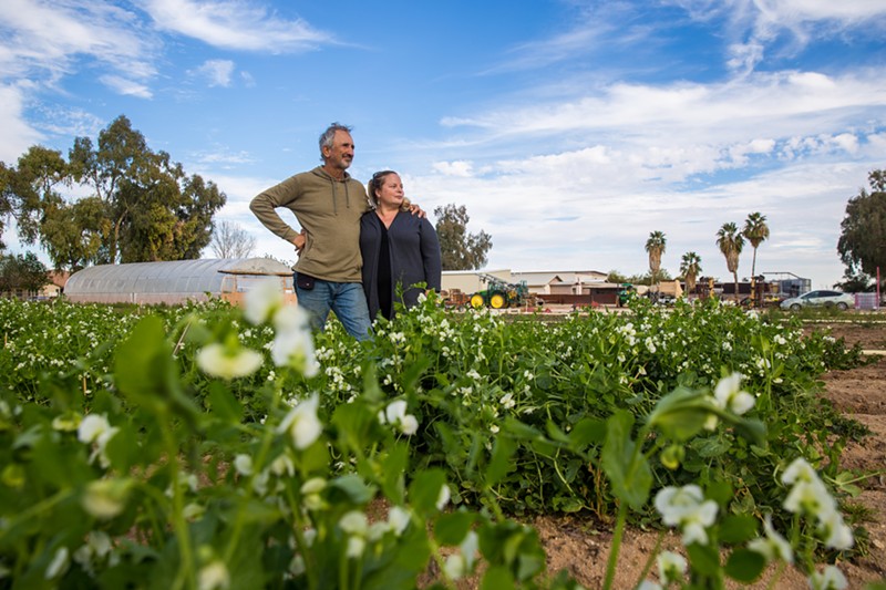The Good Food Film Series kicks off with The State of Arizona Farmland spotlighting Blue Sky Organic Farms in west Phoenix.