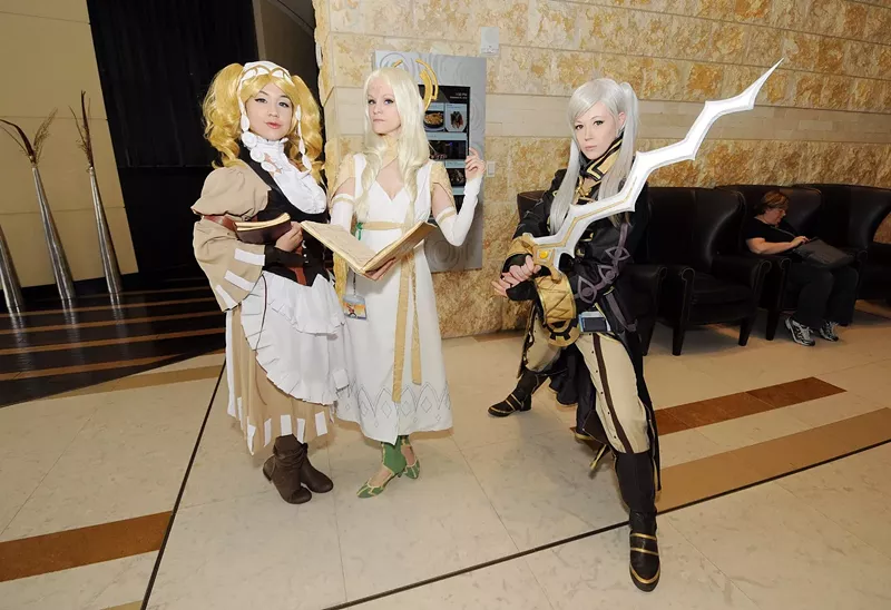 Image: Anime cosplayers at last year's Saboten Con in downtown Phoenix.