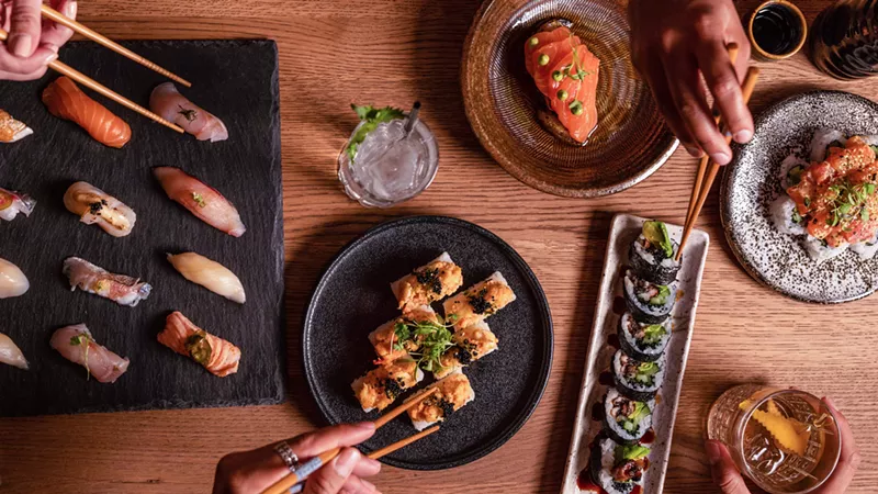Image: A few menu items from Sake Haus.