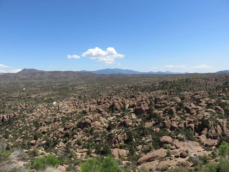 Image: The Oak Flat area would be destroyed by Resolution Copper's proposed mine near Superior.