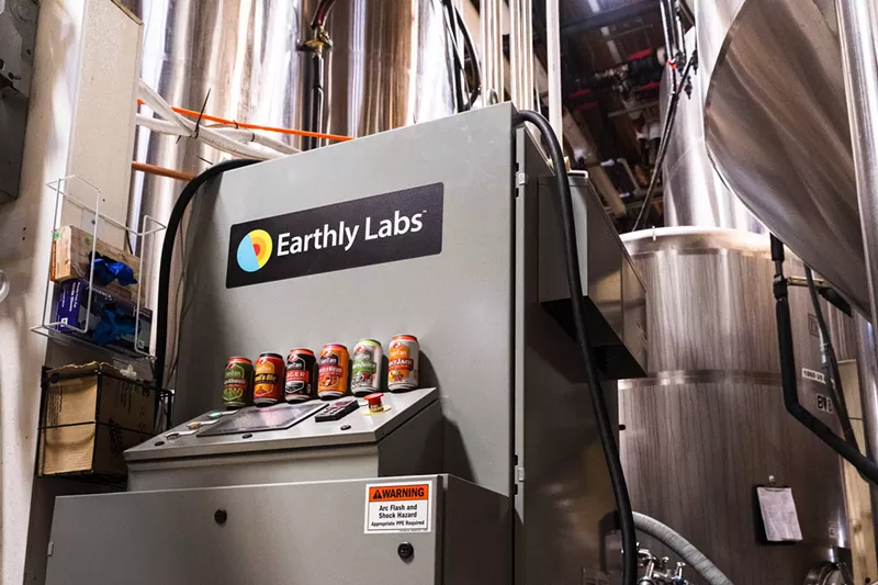 Image: Meet the Early Labs CiCi unit, put here to make carbon dioxide emissions sweat a little.