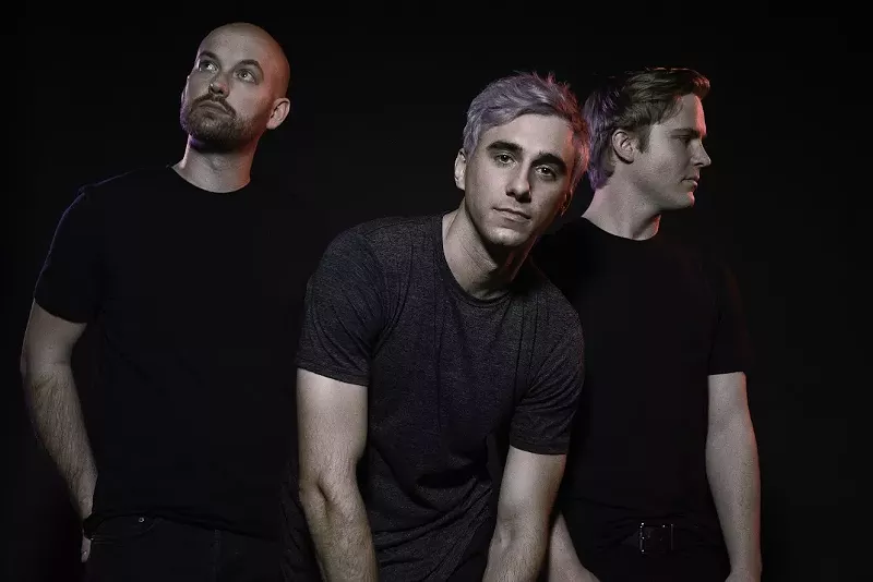 Image: From left to right, First and Forever are drummer David Pratt, lead singer Alex Ryan, and guitarist and bassist Marcus Leopard. Ryan likes to handle the media while Leopard pens a great deal of the songs and David is "the glue that holds it all together."