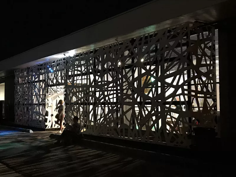 Image: Entrance to Unexpected Art Gallery.