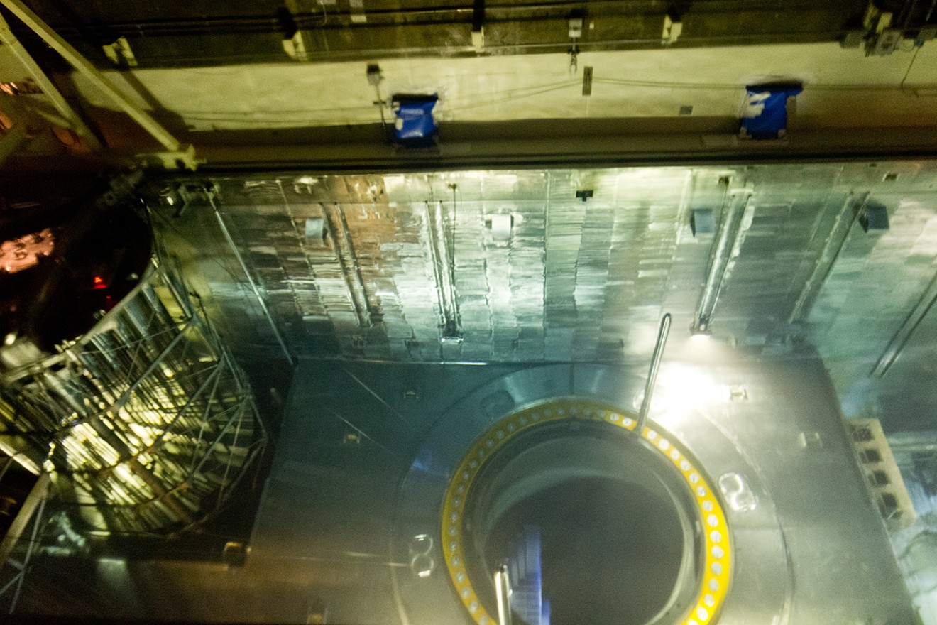 The reactor chamber at Palo Verde Nuclear Generating Station during a refueling shutdown.