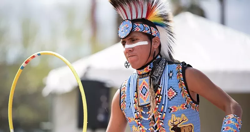 Image: A Native American man.