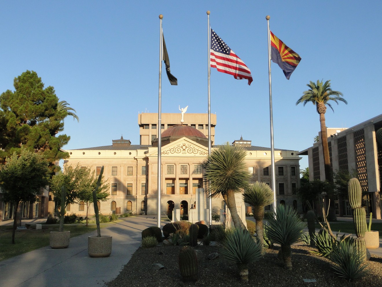 The Arizona State Capitol.