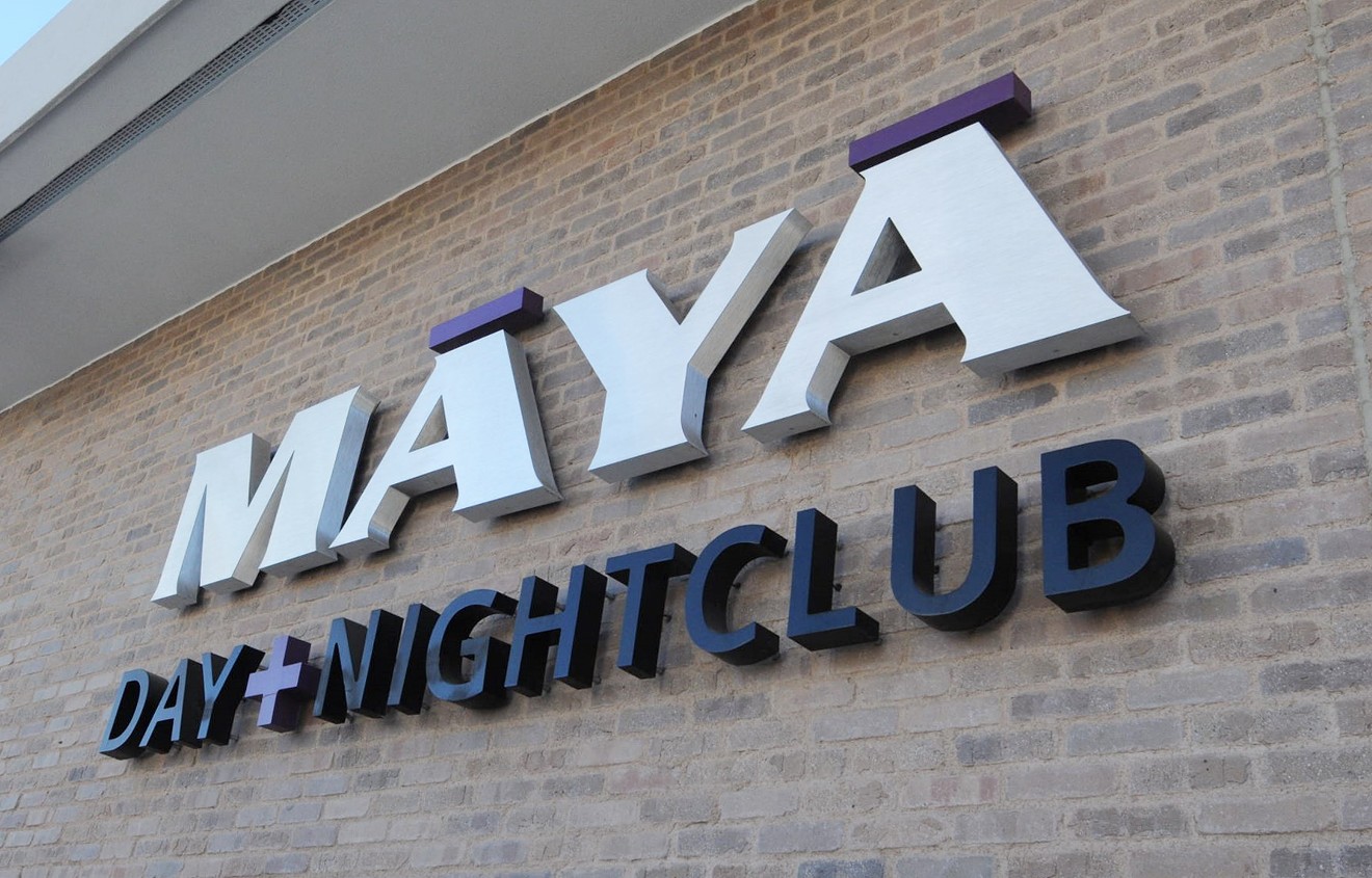The exterior of Maya in Scottsdale.
