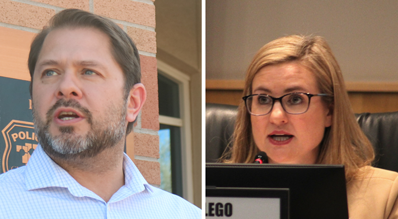 Image: ruben gallego and kate gallego