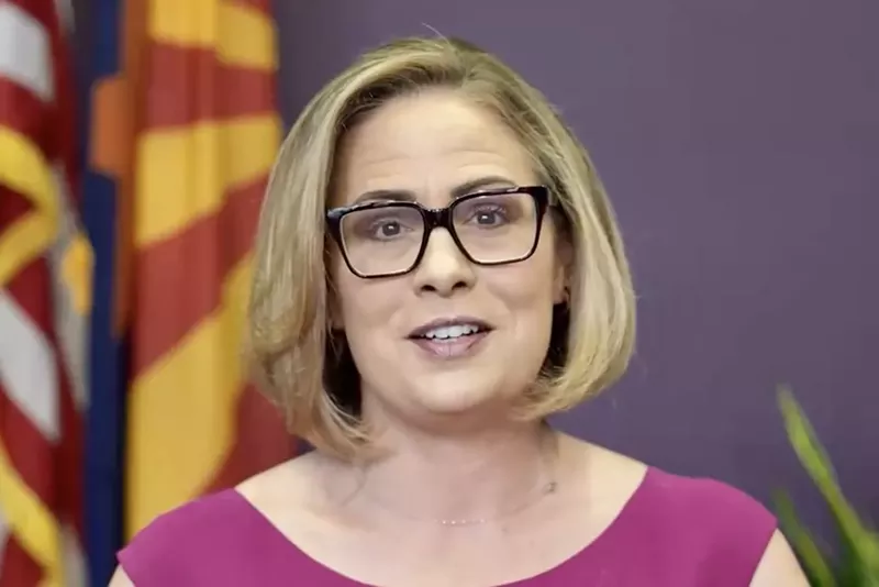 Image: U.S. Sen. Kyrsten Sinema of Arizona