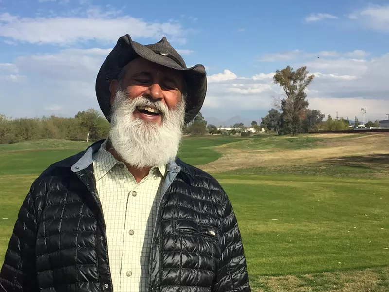 Image: Ken Singh stands on his new plot of land, Singh Meadows.