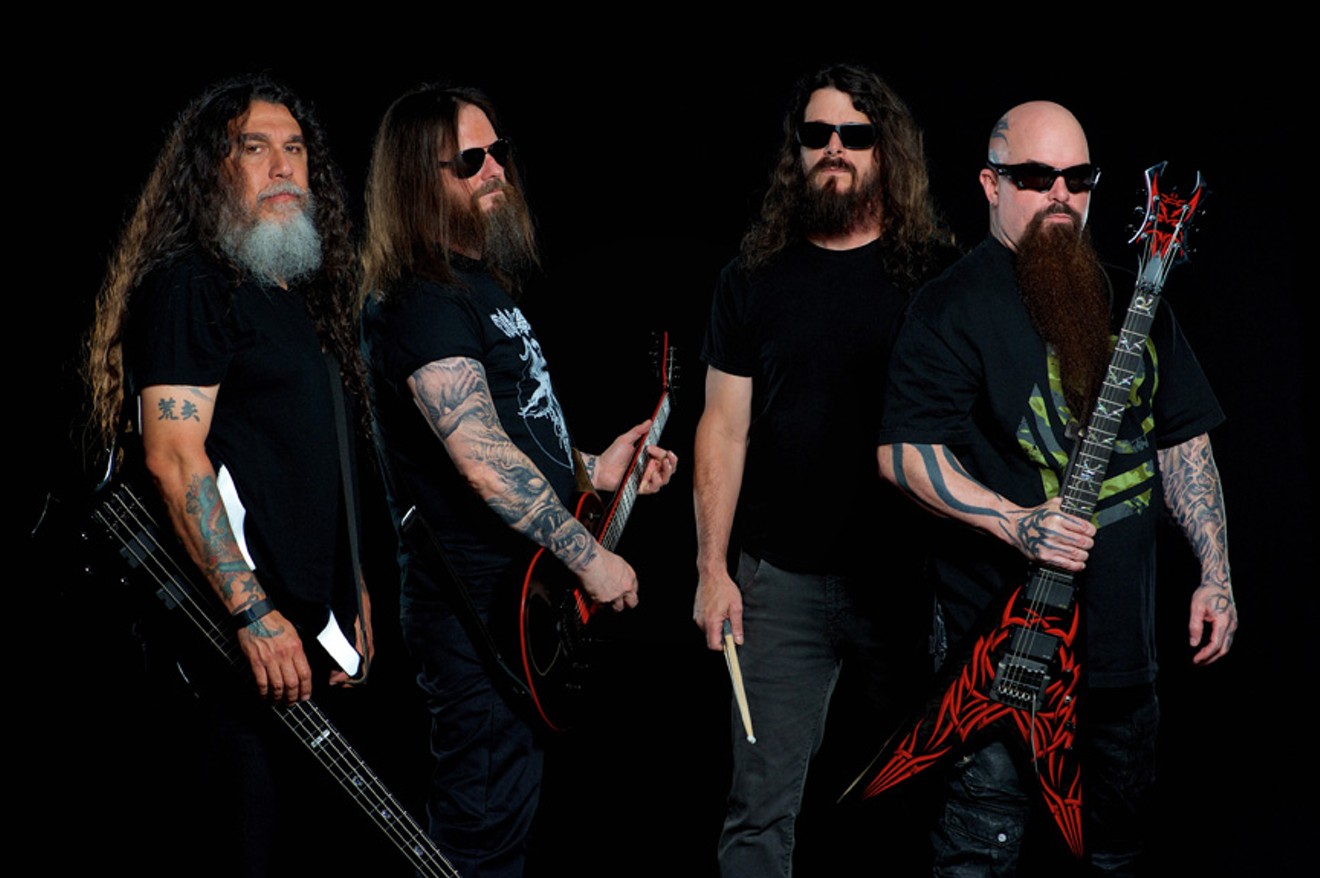 Slayer's bringing the relentless metal.