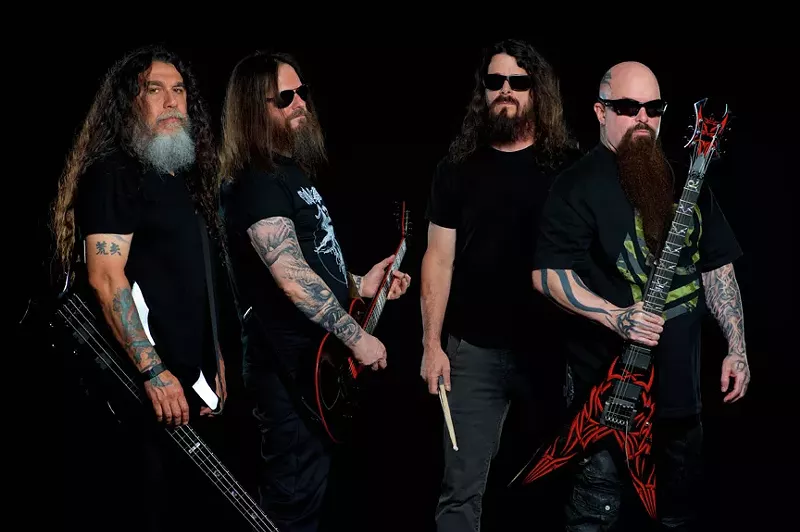 Image: Slayer's bringing the relentless metal.