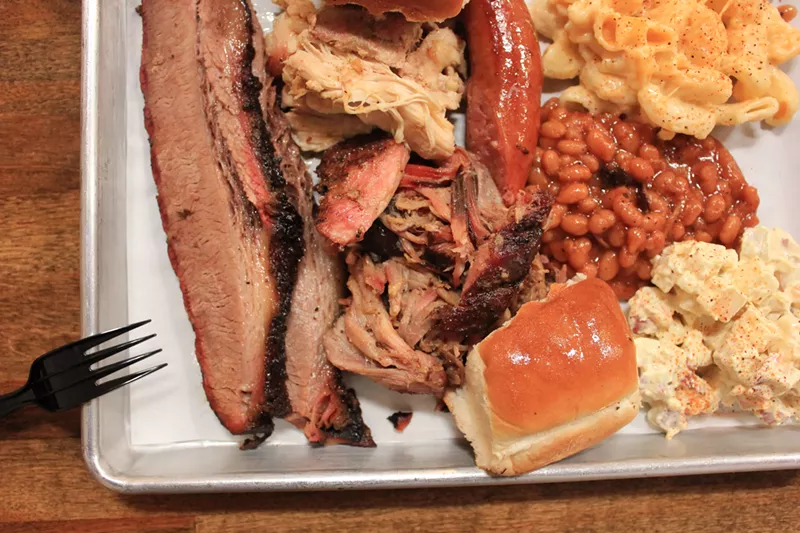 Image: A barbecue platter from Pork on a Fork