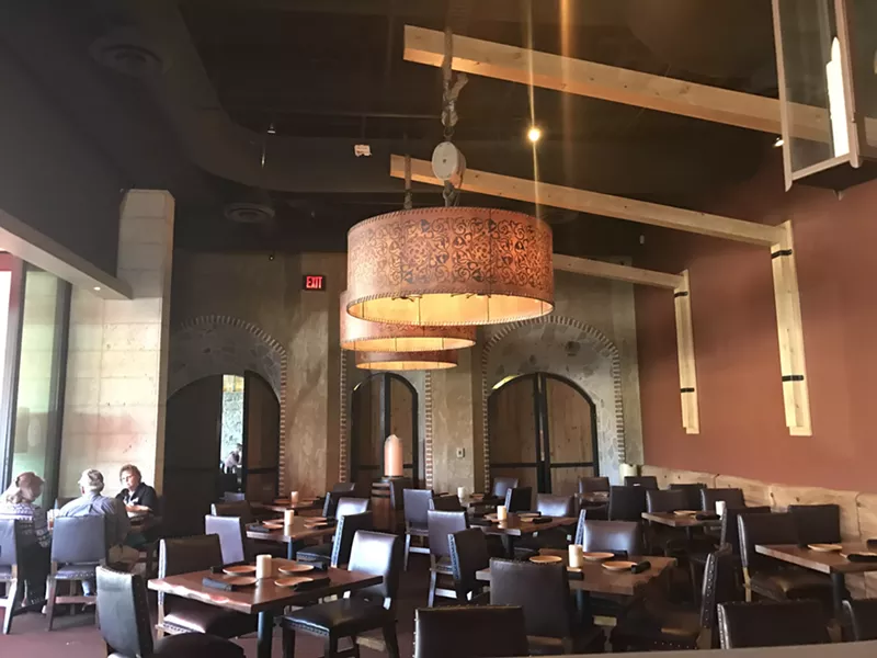 Image: There are several seating options at Sol Mexican Cocina. Sit inside without having to fight over a table.
