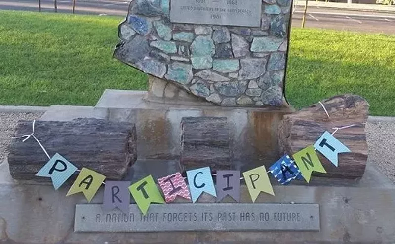 Image: Someone Turned the Confederate Memorial at the Capitol Into a Participation Trophy