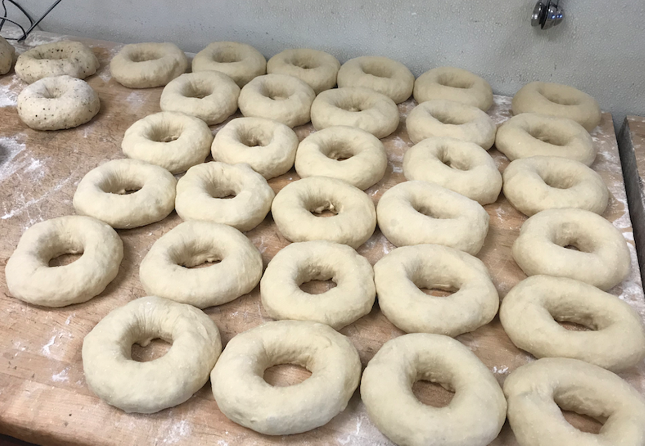 In 24 hours, this hand-rolled dough will be ready to eat.
