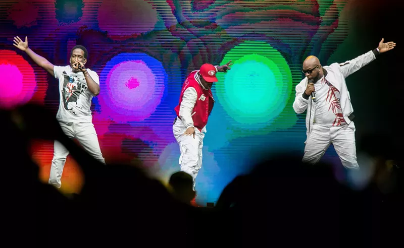 Image: Boyz II Men at Talking Stick Resort Arena.