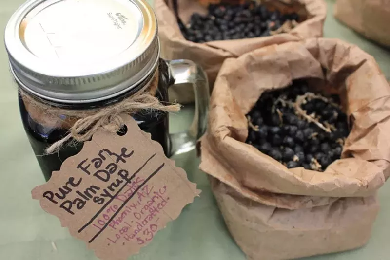 Image: Fan palm "dates" and syrup from Community Exchange.