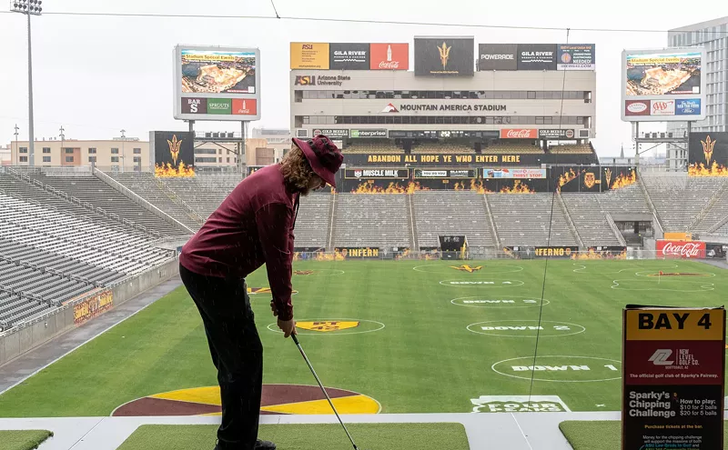 Image: Sparky’s Fairway scores big in second year at ASU’s football stadium
