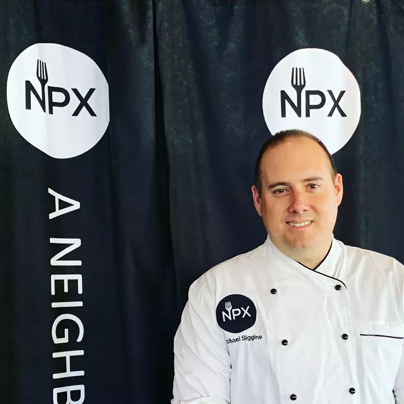 Image: Michael Siggins transitioned from an accountant to the owner and chef of NPX: A Neighborhood Joint.