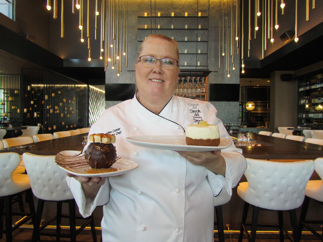Pastry Chef Christine Conner showcases her Ocean 44 dessert creations.