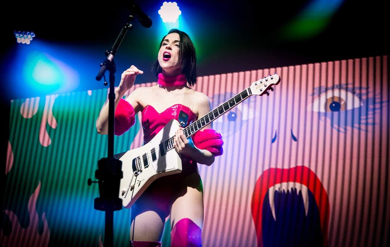 St. Vincent performs at The Van Buren on Friday, January 26, 2018.