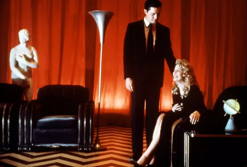 Image: Sheryl Lee's Laura Palmer and Kyle MacLachlan's Dale Cooper