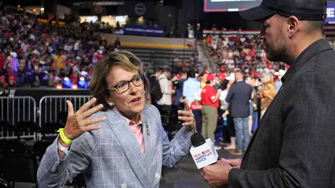 wendy rogers at trump rally in tempe