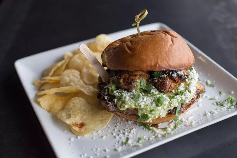Image: Burger specials are on deck at Liberty Market.