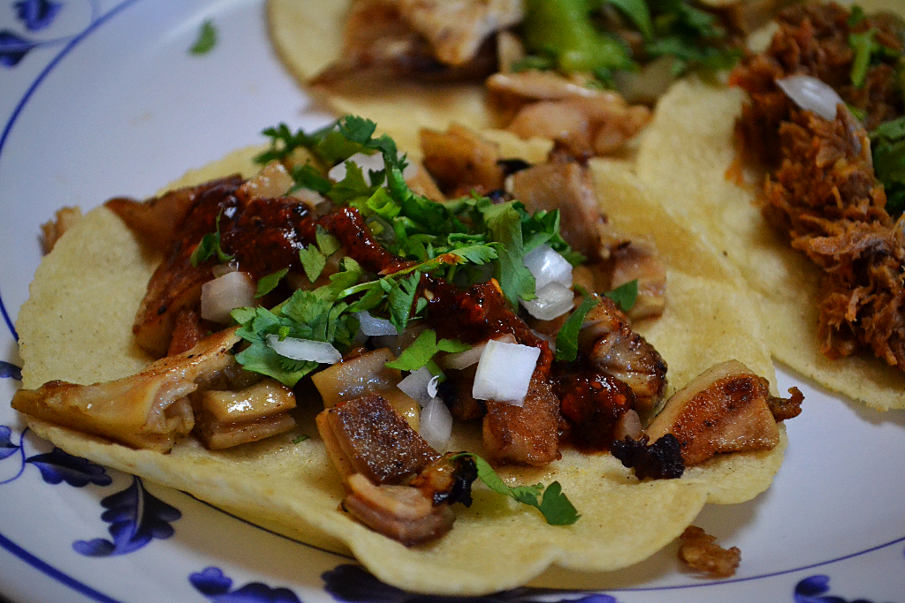 Don't miss the buche tacos at this Mesa taquería.