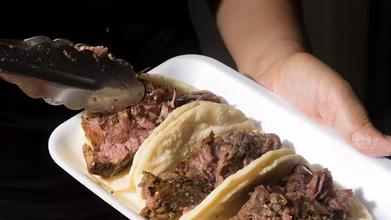 Image: Unlike most barbacoa around town, the kind at Chiwas has yet to completely fall apart.