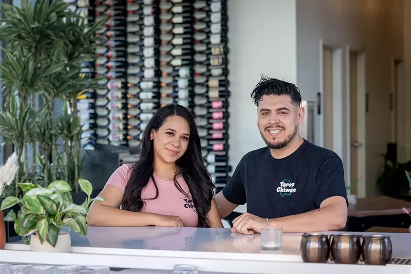 Image: Cocina Chiwas owners Nadia Holguin and Armando Hernandez.