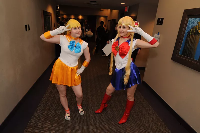 Image: Sailor Moon cosplayers at last year's Taiyou Con.