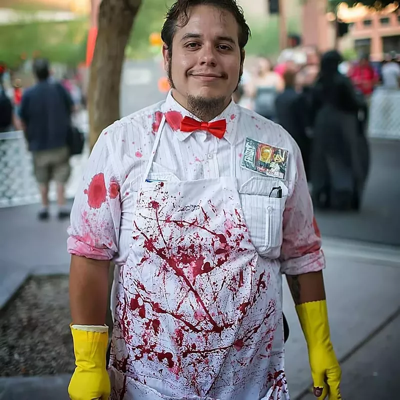 Image: Arizona Goth Society's founder Ruben Garcia.