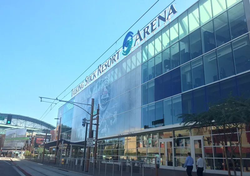 Image: Talking Stick Resort Arena is no more.