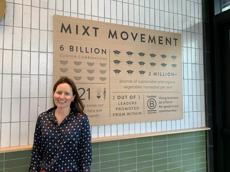 Image: Leslie Silverglide is the co-founder and CEO of MIXT.