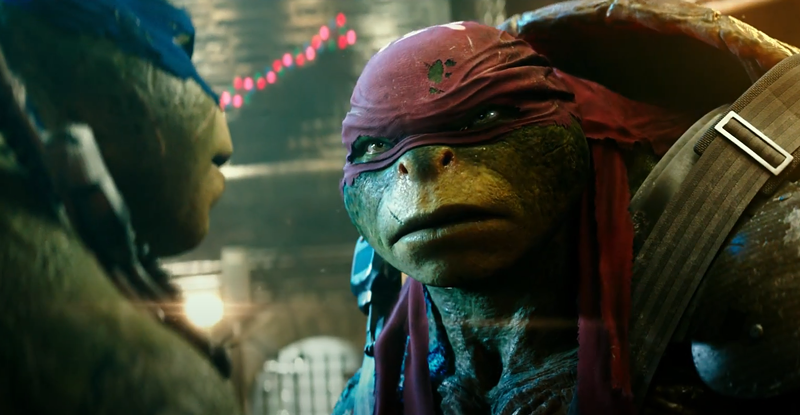 Image: a screenshot from a 2016 teenage mutant ninja turtles movie