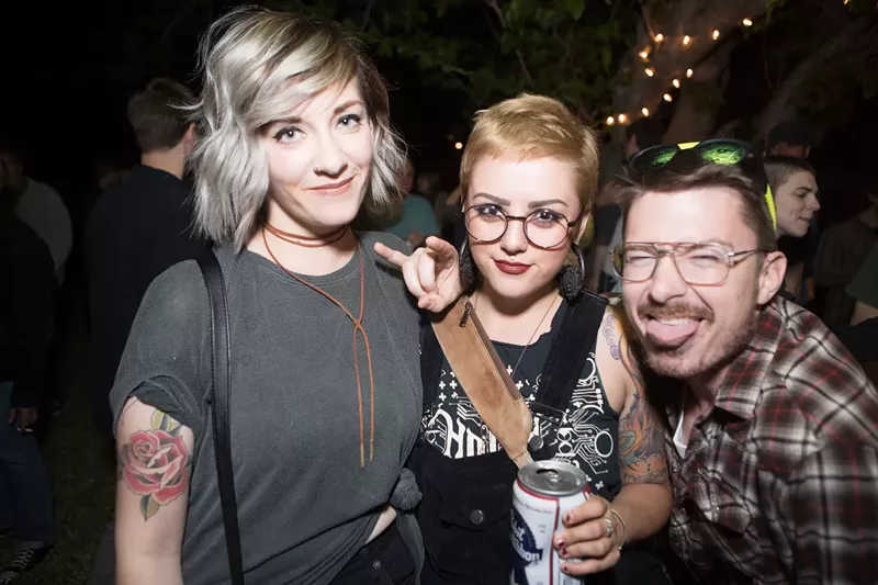 Image: Partying at Vanishing Show III.