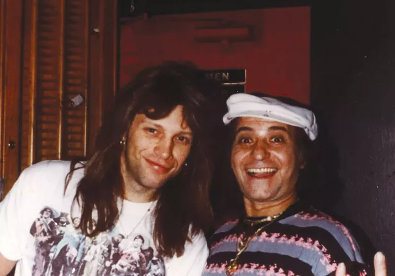 Image: An undated photo of Mason Jar owner Franco Gagliano, right, with Jon Bon Jovi.