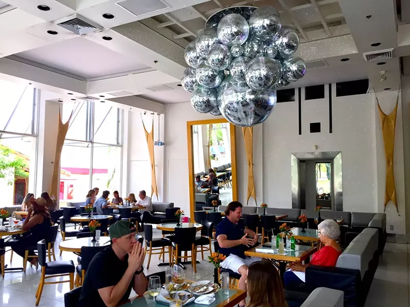 Image: Stop in at AZ/88 to admire the latest art and enjoy a classic martini.