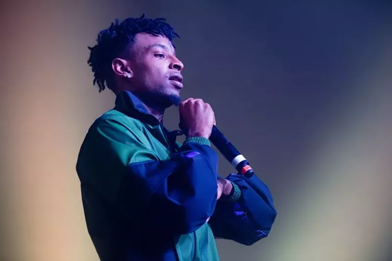 Image: 21 Savage is scheduled to perform on Tuesday, July 16. at Comerica Theatre.