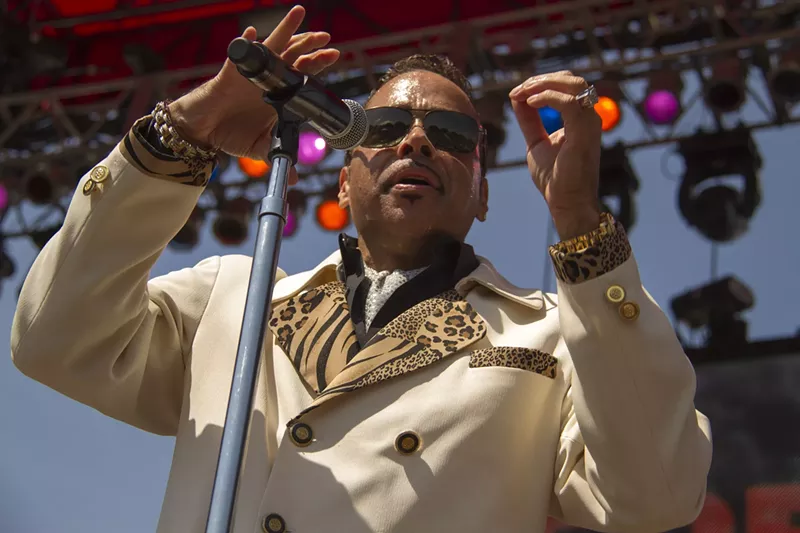 Image: Morris Day at a 2012 concert.