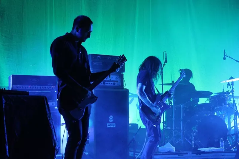 Image: Deafheaven perform at FORM Arcosanti in 2017.