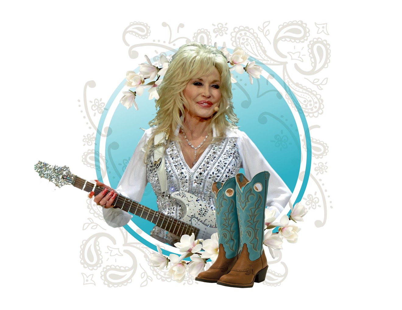 Dolly Parton, the queen of country.