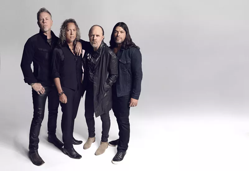 Image: Metallica is scheduled to perform on Friday, August 4, at University of Phoenix Stadium in Glendale.