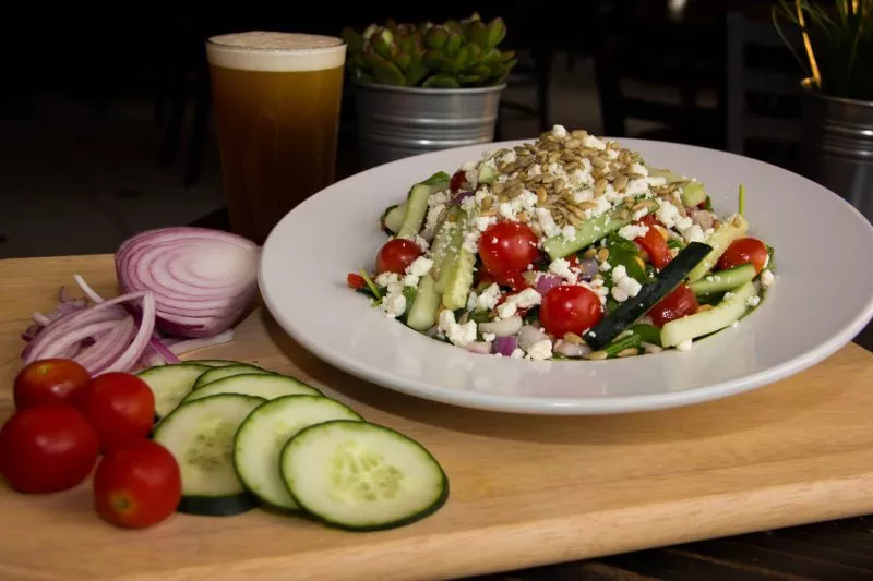 Image: Perfect Pear's offering lean toward the vegetarian friendly.
