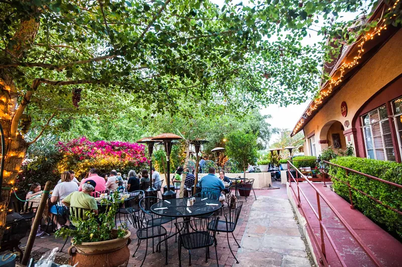 Image: Enjoy the outdoors on the Valley's best patios. Cibo has a charming backyard feel.